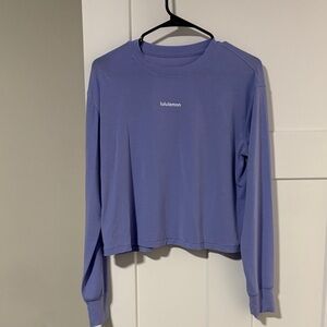 Lululemon purple jersey long sleeve